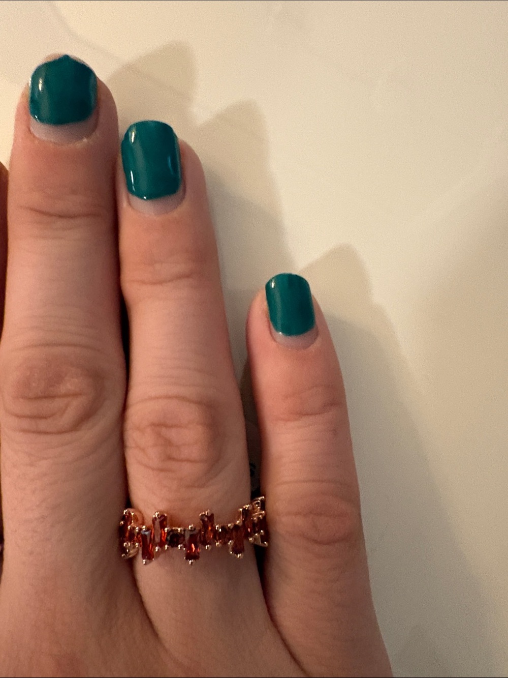 Bomb party January Birthday size 8 ring